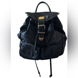Original Vintage MCM Nylon Silky Jacquard
Monogram Visetos Backpack Germany